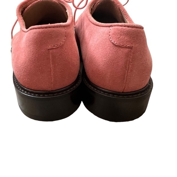 Paul Smith Pink Suede Turner Derby Shoes Size EU 37 / US 6 - Picture 5 of 10